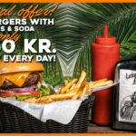 Burger menu offer